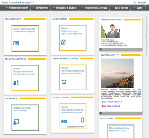 "Personal Services" Dashboard