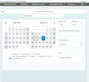 Fiori App "Meine Abwesenheitsanträge"