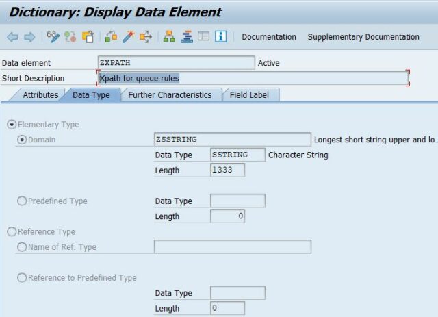 picture to compare settings of data type ZXPATH